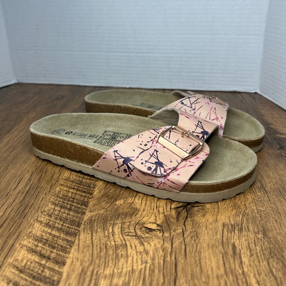 Esmara women's Graphic Printed Slide Sandals,Beige size 37/6 - Picture 1 of 4